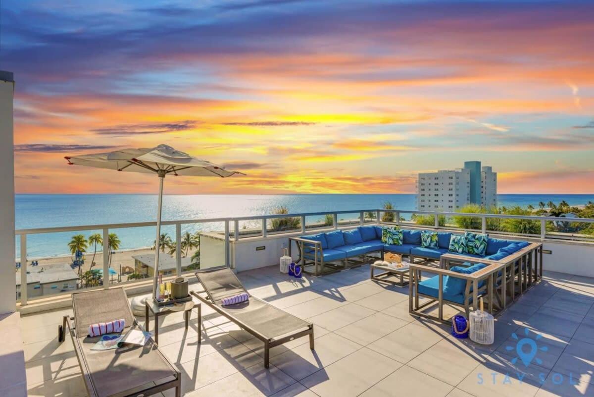 Ocean View - Balcony - Hollywood Beach Broad-Walk Exterior foto